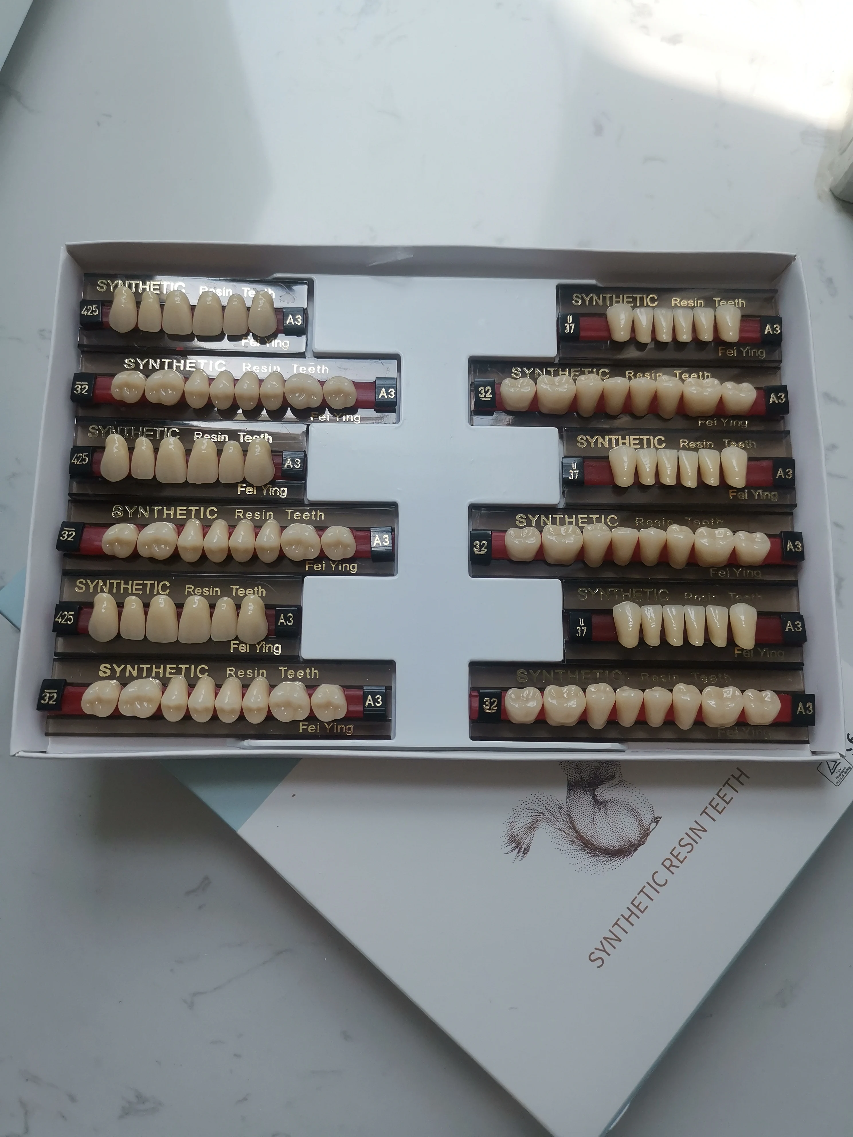 50 boxes Dental Acrylic Resin Teeth Denture Teeth Artificial Teeth