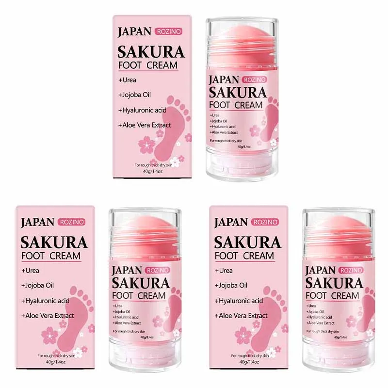 [Super Anti-Rissbildung] Sakura 60% Urea + 2% Salicylsäure Hand- und Fußpflegestift Plus+, Super Anti-Rissbildung Hand- und Fußcreme-Stift, spendet Feuchtigkeit von innen in 5 Minuten, schnelle Wirkung, 72-Stunden Tief – Detail 13