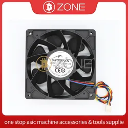 Ventilateur de refroidissement pour Goldshell KD5 KD6 KDmax CK5 CK6 LT6, YY12038H12B DC 12V 4.35A 4Pin 12038 12CM, 6000RPM