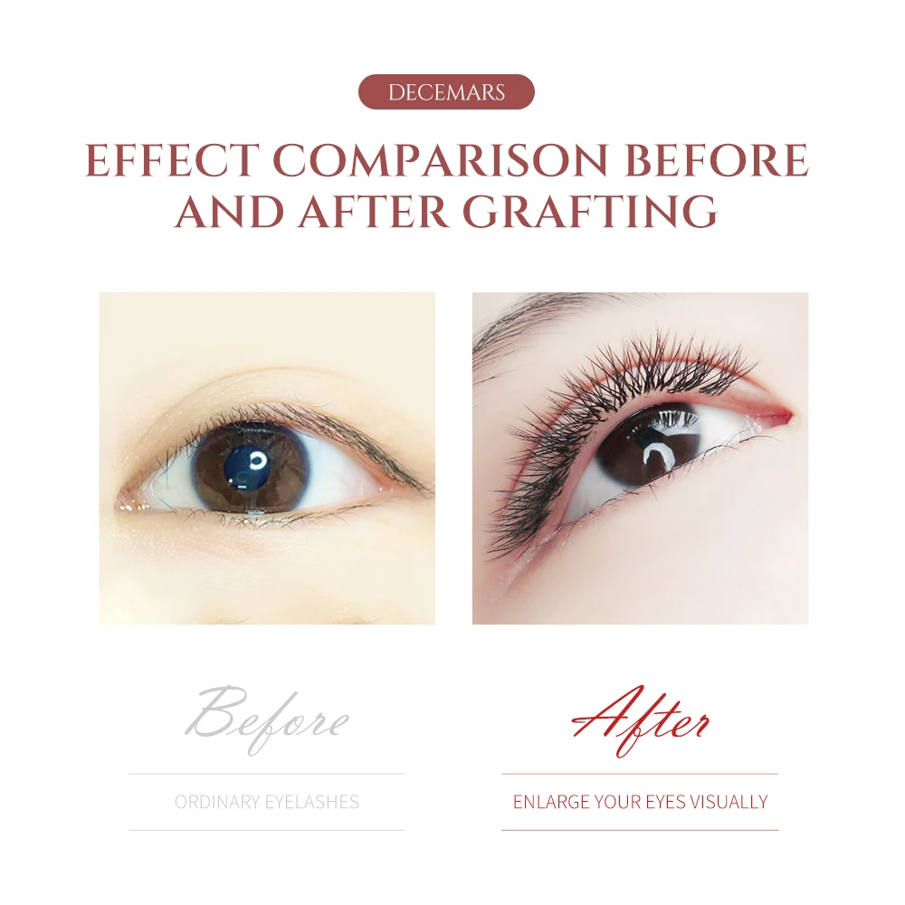 DeceMars كمية كبيرة YY 3D 4D 5D 6D صينية كبيرة الحجم لتمديد الرموش للمكياج #4