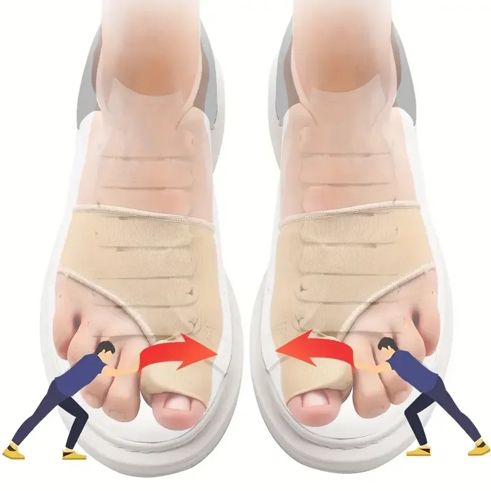1 Pair of Soft Feet Covers: Big Toe Splitter, Hallux Valgus Corrector Palm Covers for Maximum Comfort image 4
