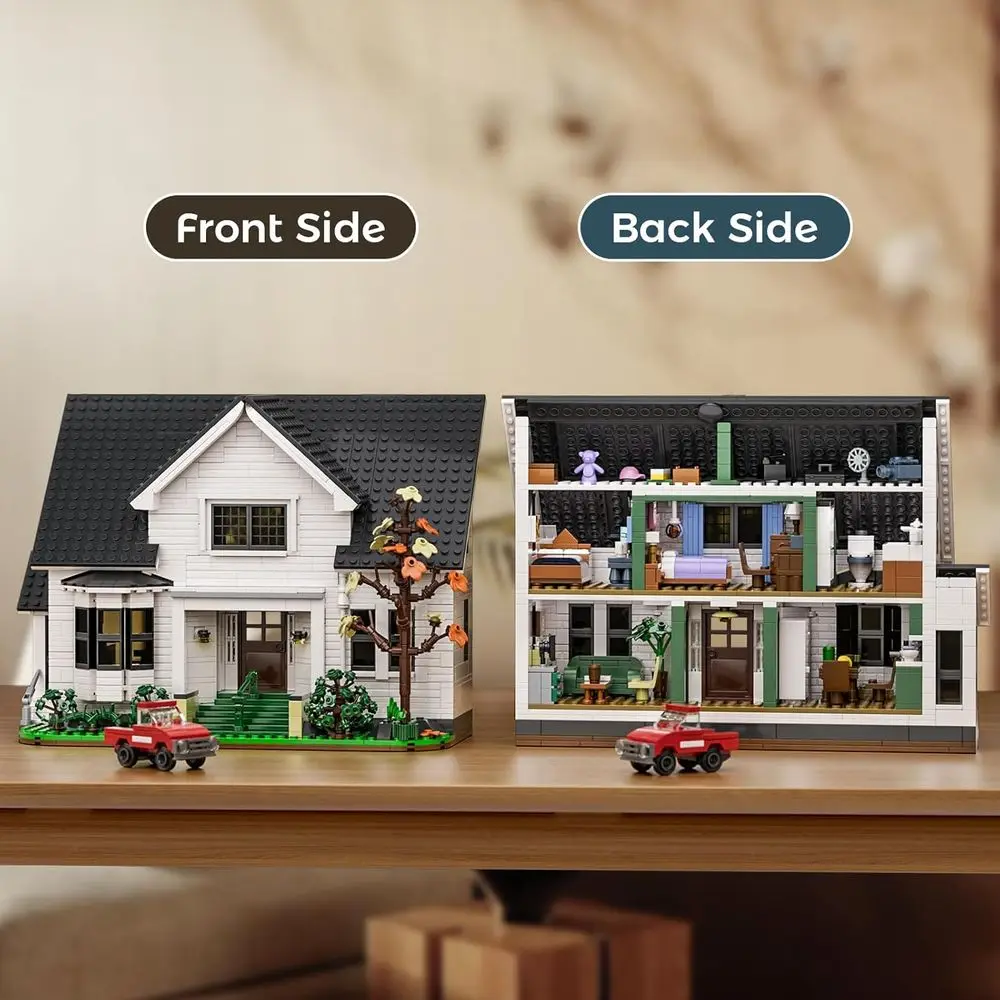 Blocchi da costruzione Bella House a tema romantico per adulti, compatibili con LEGO, 1224 pezzi, ideali per le vacanze e San Valentino