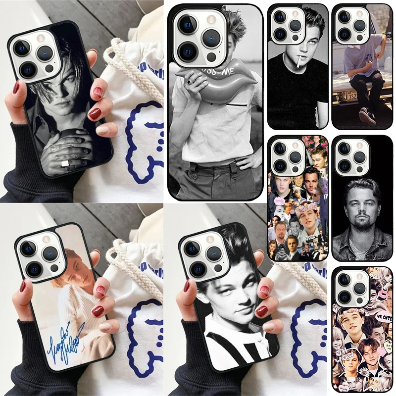 LEONARDO DICAPRIO PHOTO COLLAGE Cover For iPhone 16 13 14 15 Pro Max 12 Mini 11 15 Pro Max 7 8 Plus Max SE 2020 Phone Case