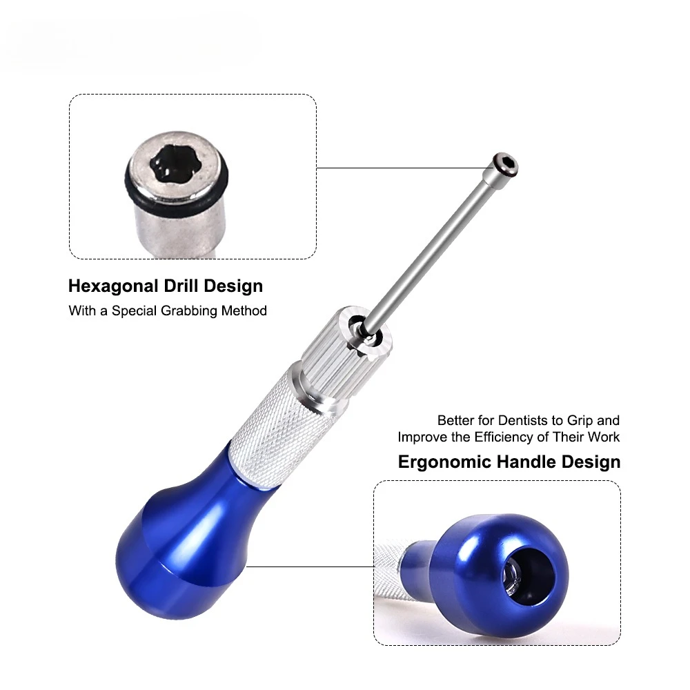 SYJH Dental Micro Implant Screw Driver Orthodontic Mini Screwdriver Tool Self Drilling Anchorage Dentist Device Screw Wrench