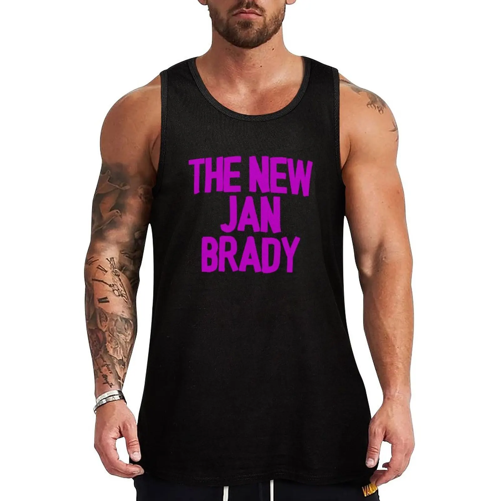 The New Jan Brady Tank Top sleeveless shirt man T-shirt man