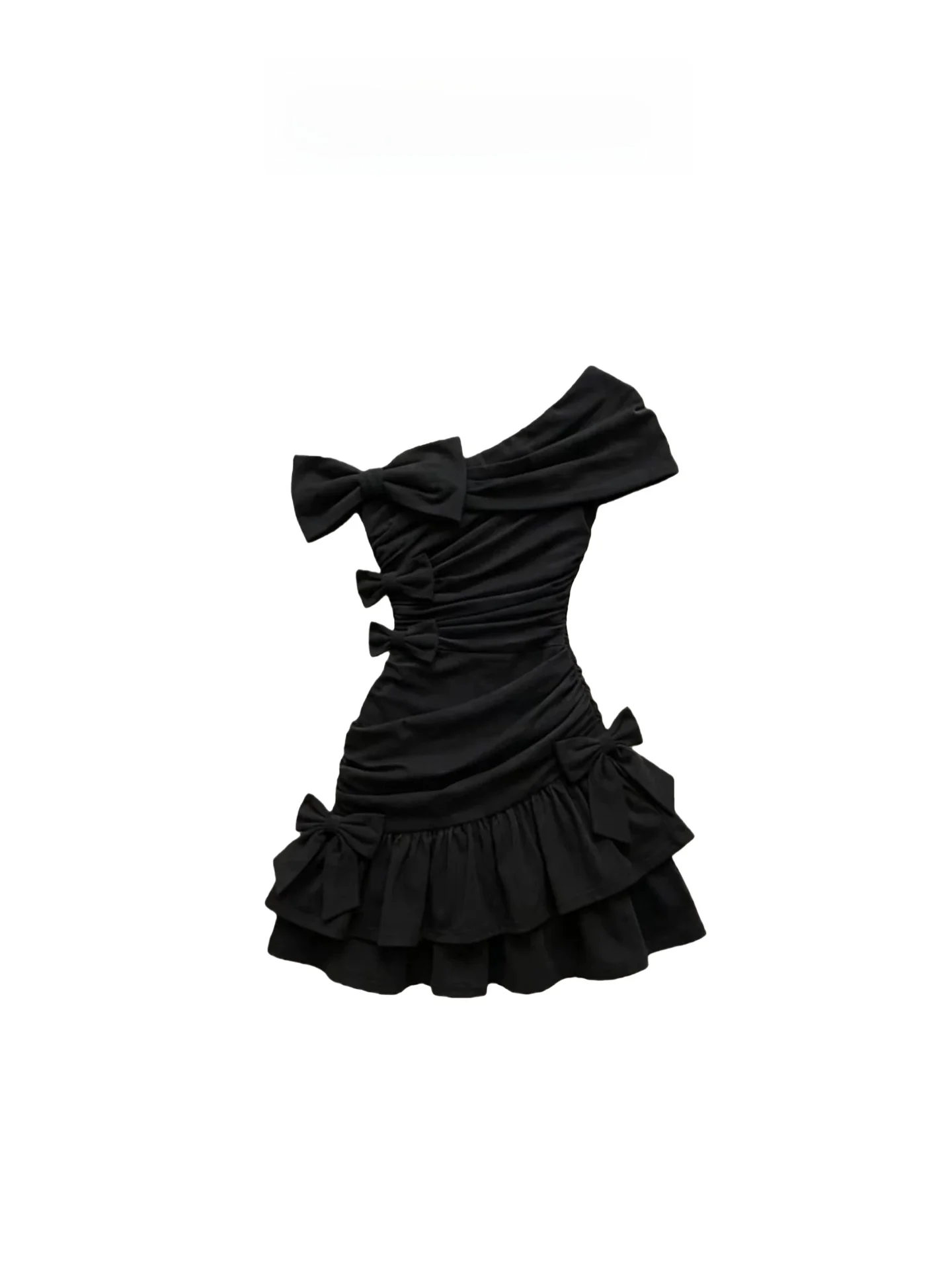 

Ele Knot Dr Women's Early Autumn Slimming Waist A-Line ort Skirt plus Size Faionable Casual Ele