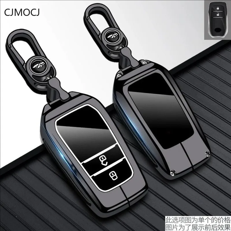 

Premium Zinc Alloy Key Cover for Toyota Crown 2024/17-18/14th Gen - Protective Key Case Keybag Keychain