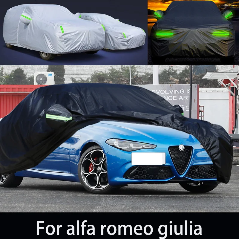 

For alfa romeo giulia auto anti snow, anti freezing, anti dust, anti peeling paint, and anti rainwater.car cover protection