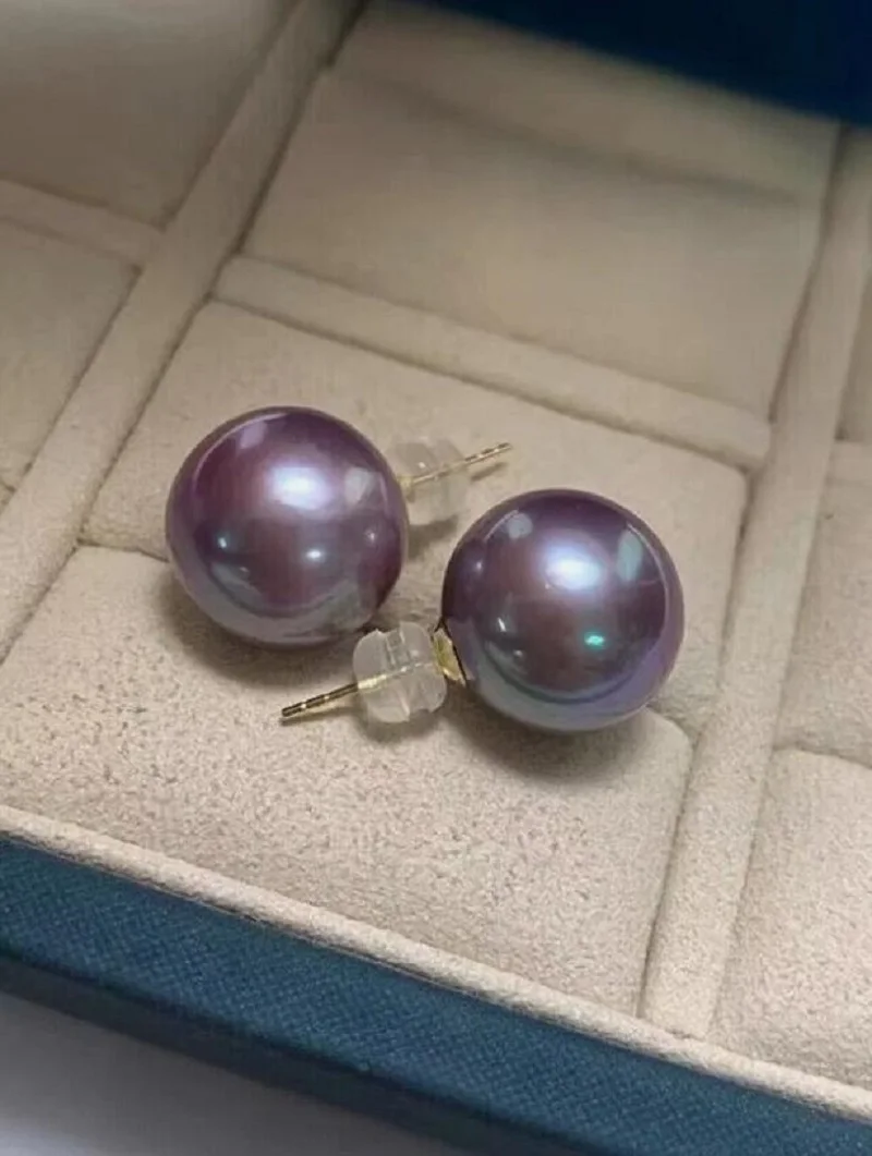 

Великолепная серьга с лавандовым жемчугом Южного моря диаметром 8–9 мм, 9–10 мм, 925а