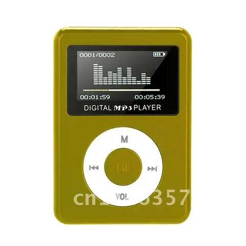 Metal Clip Portable MP3 Player Mini USB Digital Mp3 Music Player LCD Screen Support 32GB Micro SD TF Card Slot