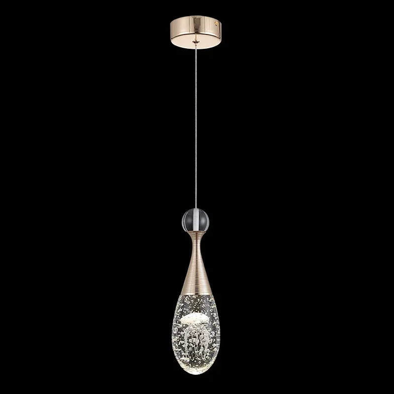 

ELARA Modern Pendant Lamp Originality Handmade Jellyfish Crystal LED Chandelier Lighting for Bedroom Dining Room