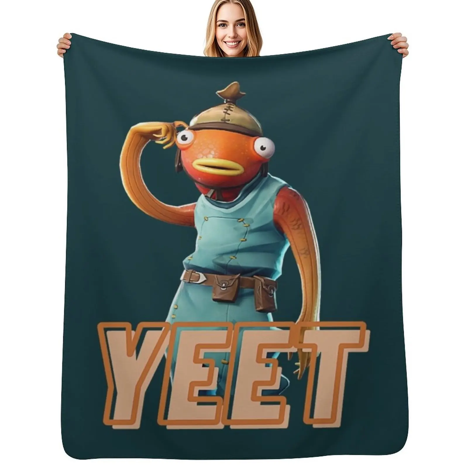 

fishstick yeet 119 Throw Blanket Bed covers Comforter Blankets For Baby Sofas Blankets