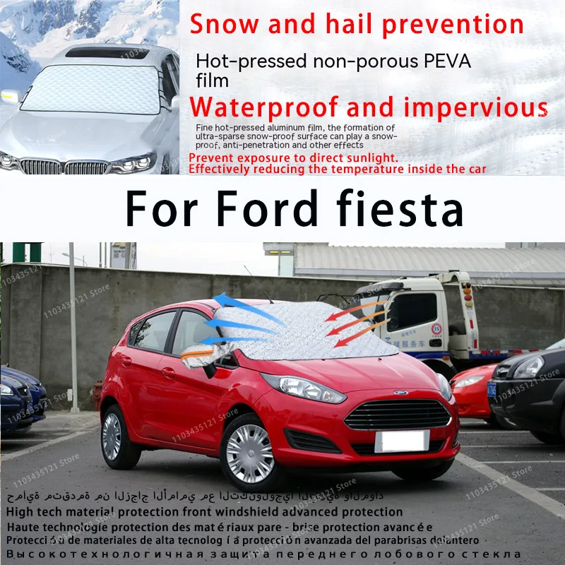 For Ford fiesta the front windshield of a car is shielded from sunlight, snow, and hail  auto tools car accessories