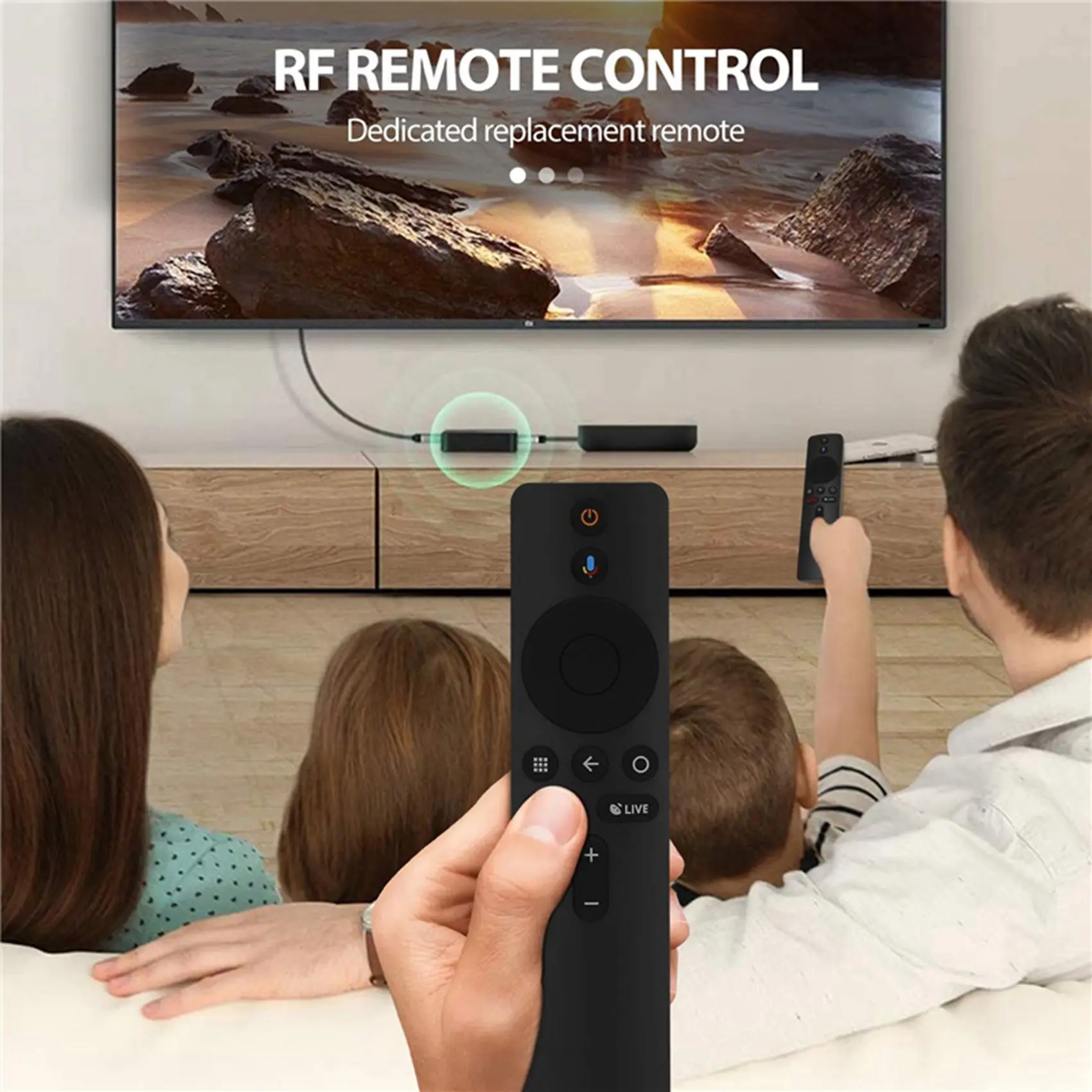 Controle remoto para xiaomi mi box s, xmrm-006, mdz-22-ab, voz, bluetooth, rf, assistente do google