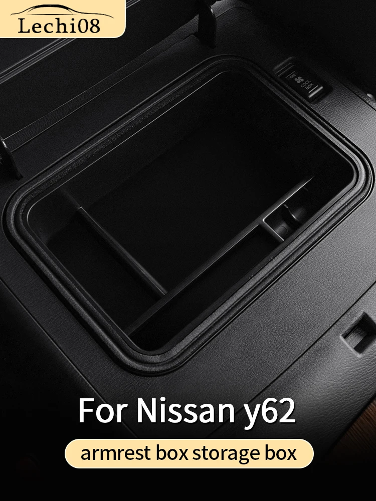 

Central control storage box for nissan patrol y62 accessories nismo cover upgrades interior 2010-2022