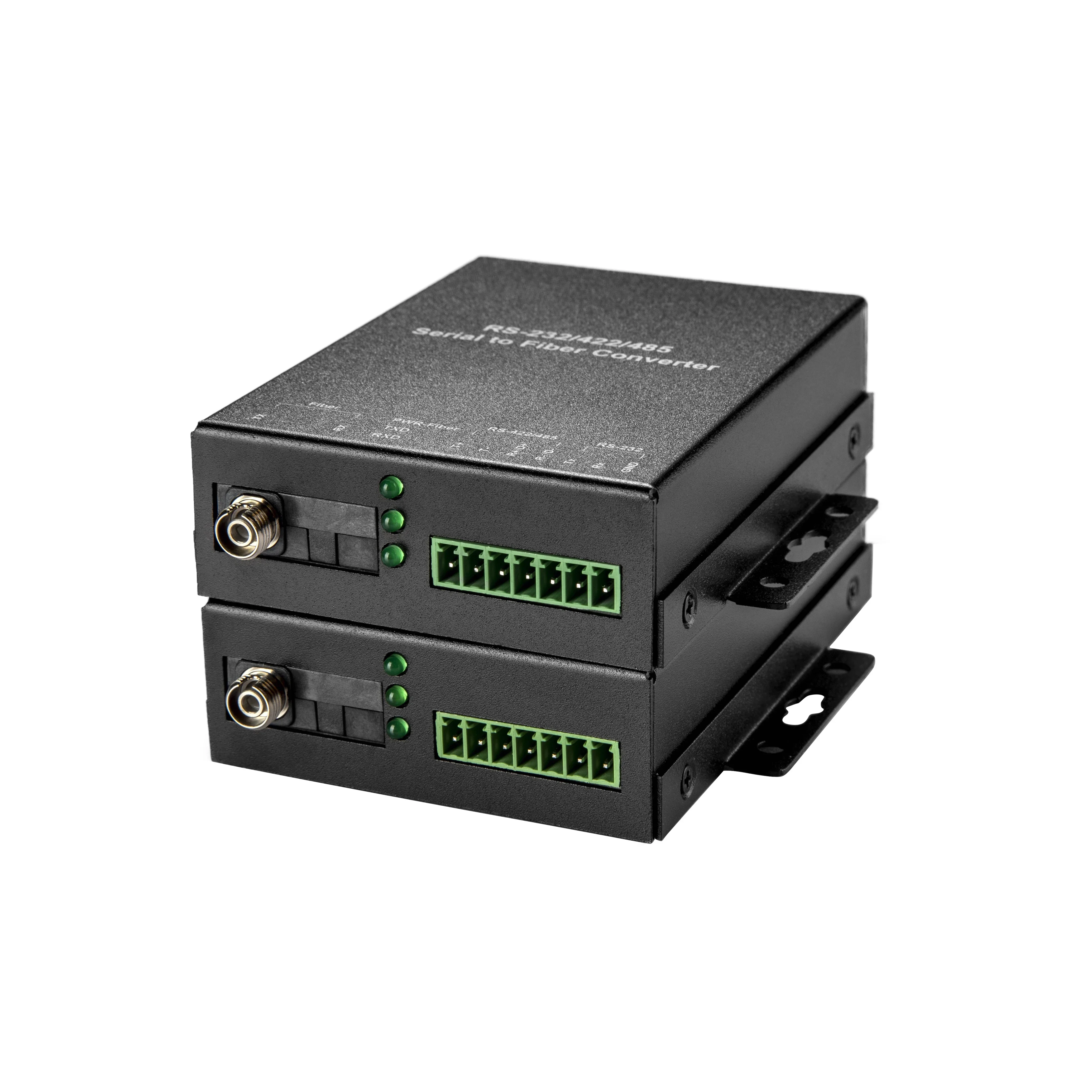 In stock HL-CRS-232/422/485-T/RS RS422 RS485 RS232 Optic Fiber Modem Fiber Optic Converter