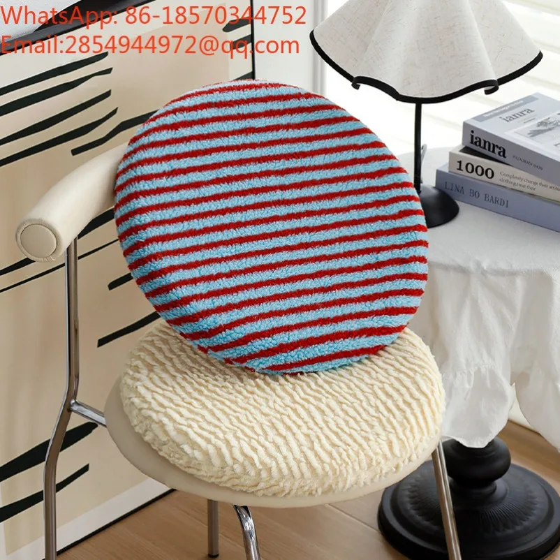 Round Dining Chair, Stool Mat, Bay Window, Non-slip Office Bar, Card Seat, Sedentary in All Seasons