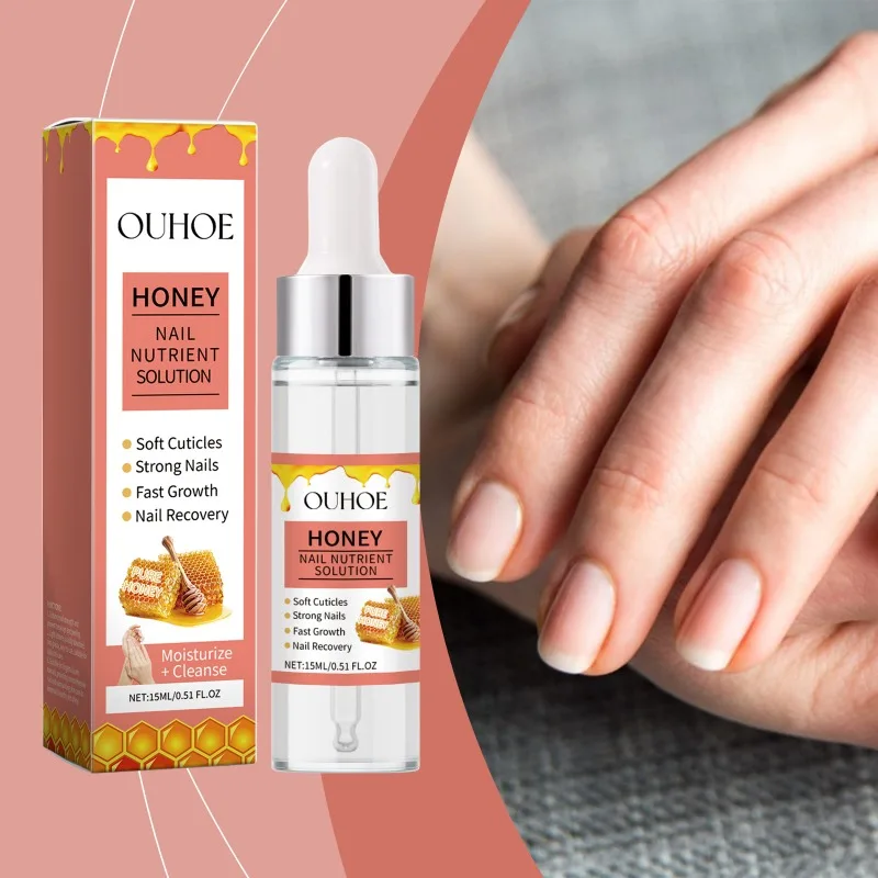 Honey Nail Fungal Treatment Serum Deeply Nourish Fast Removal Repair Gel Anti-infective Toe Fungus Foot Repair Essences Care