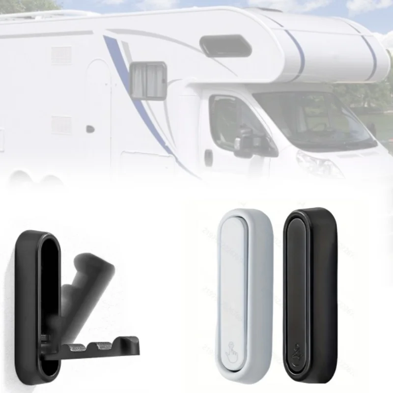 Durable Aluminum Alloy Clothes Towels Hooks RV Camper Caravan Motorhome Bathroom Storage Organization Clips Hooks Accessories