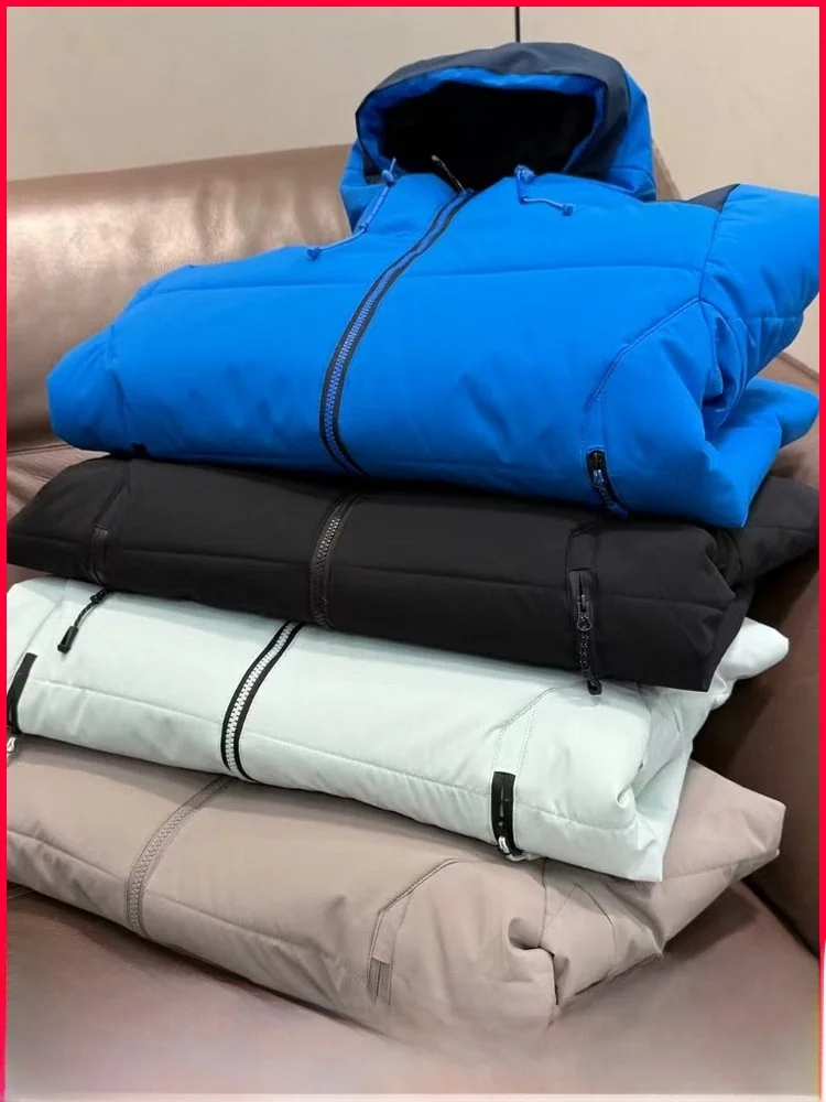 

Men's Winter Hooded down Jaet Outdoor Waterproof Wear-Resistant Warm New Arrival Polyester Fiber Long Sve Zipper Closure