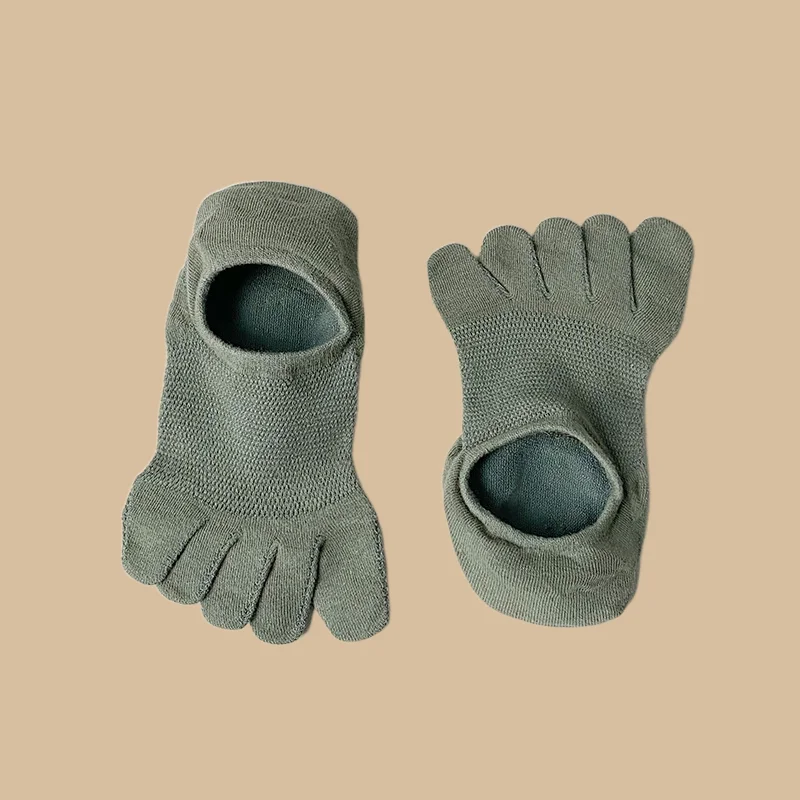 Meias curtas Five Toe para homens e mulheres, meias antiderrapantes de barco, dedos separados, meias finas de tornozelo de alta qualidade, 5 pares, 10 pares