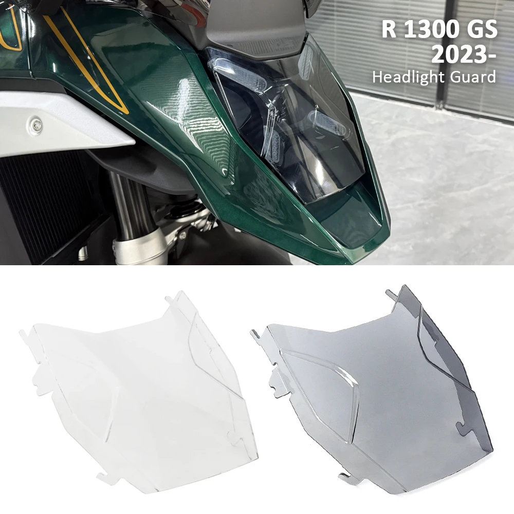 

New Motorcycle Headlight Guard Cover Protection Transparent Smoky For BMW R1300GS r1300gs R 1300 GS R1300 GS 2023 2024