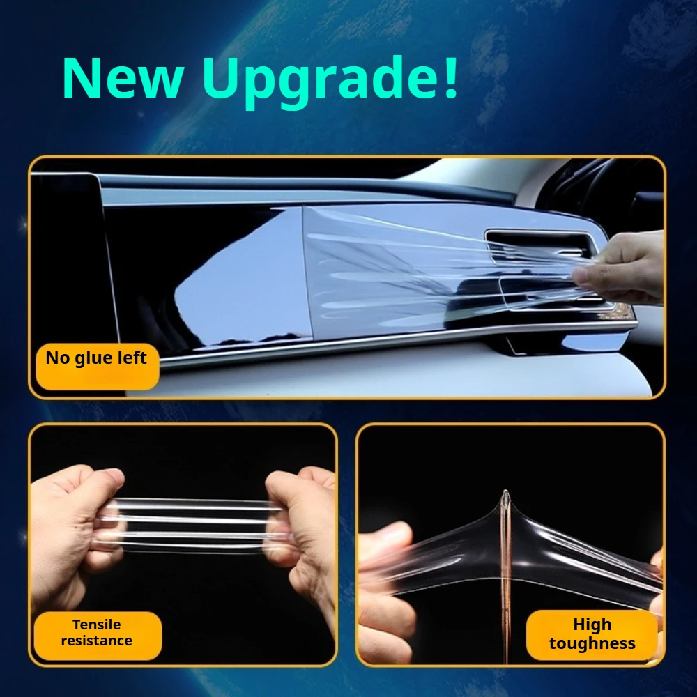 For 2026 Geely Galaxy Starship 7 EM-i Tempered Glass Screen Protector, Central Control Film, Interior Modification Accessories