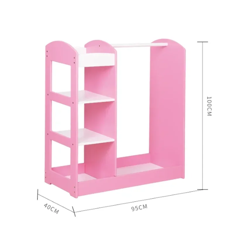 Meisjes Kind Garderobe Kamer Baby Jurken Closet Organizer Kinderkast Spiegel Meuble Chambre Enfant Kinderopbergmeubels