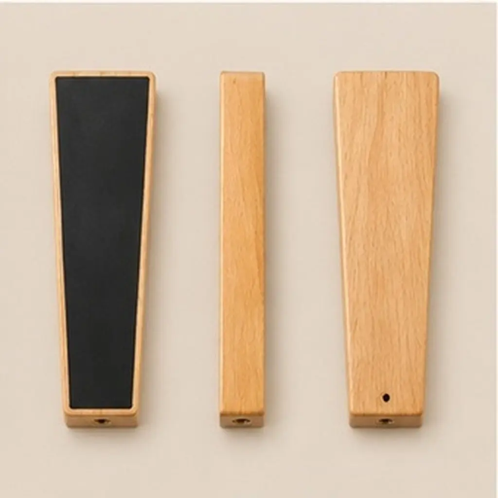 Wooden Beer Tap Handle Coconut Style Chalkboard Keg Tap Knob Brown Rustic Replacement for Bar Homebrew Faucet