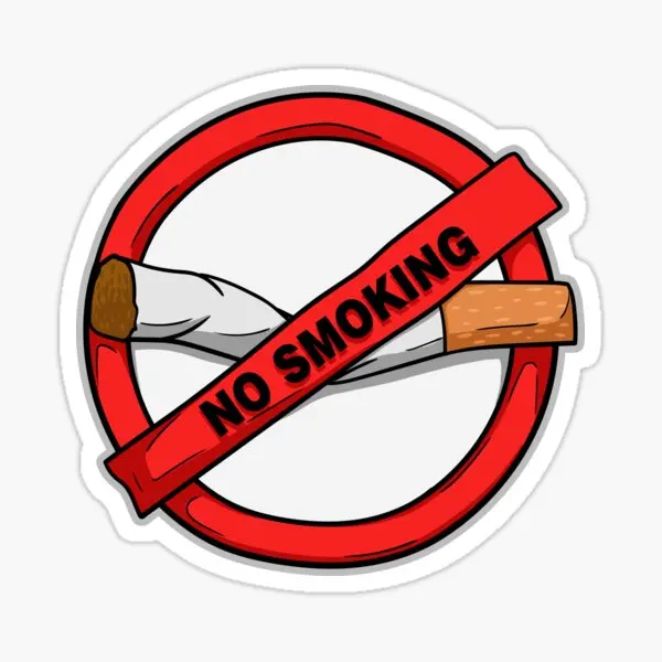 

No Smoking In This Vehicle sticker Decal Style Waterproof Scratch-proof Accessories Custom Printed Decals Bicycl