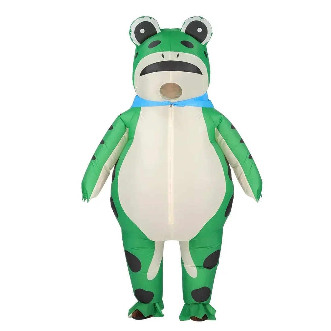 Halloween Cute Animals Inflatable Frog Cosplay Costume Suits Adult Air Blow-up Costumes Fancy-Dress For Carnival Party