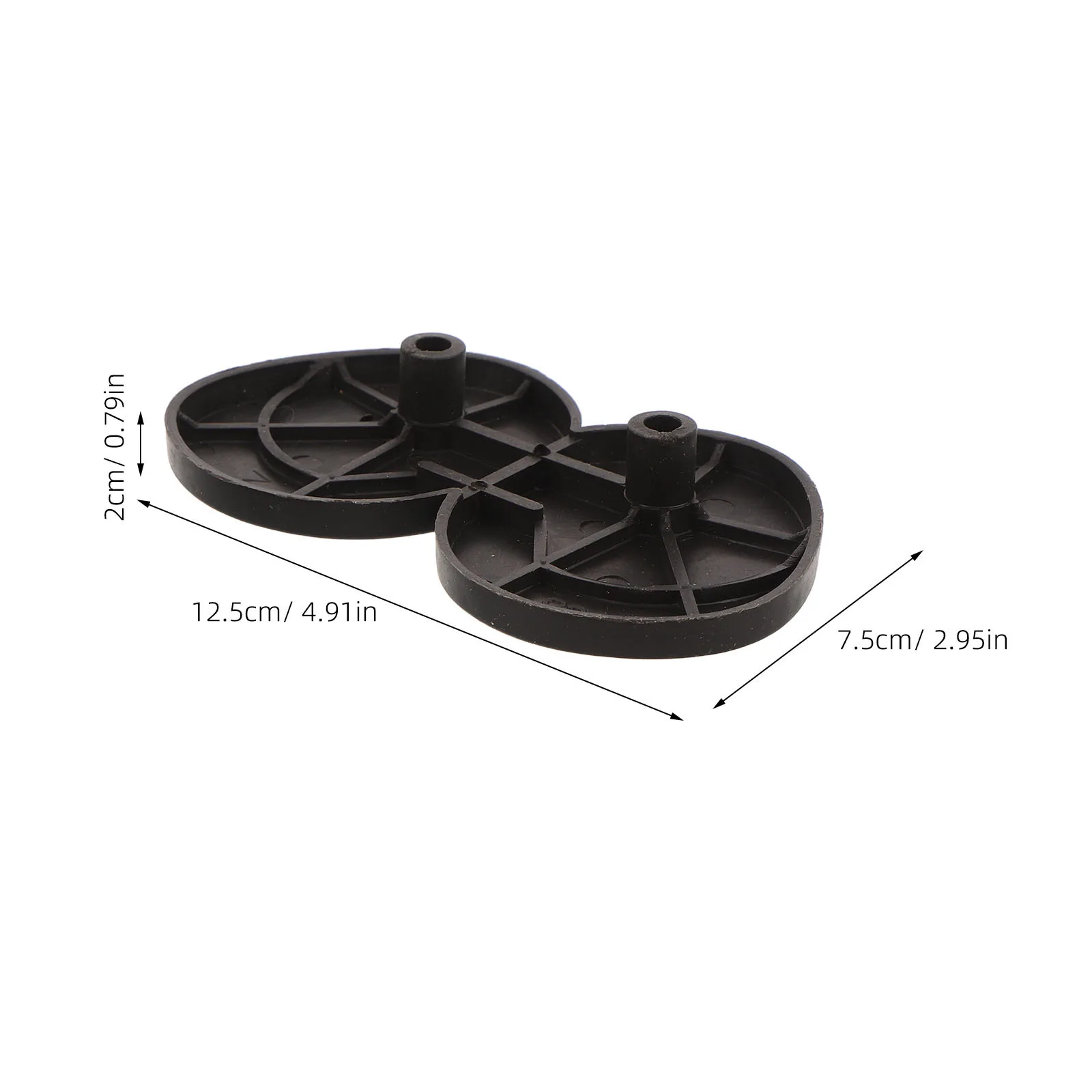 8 Pieces Flexible Foot Connectors for Poseable Humanoid Figures Easy Install Replacement Parts for Figure Maintenance and Art