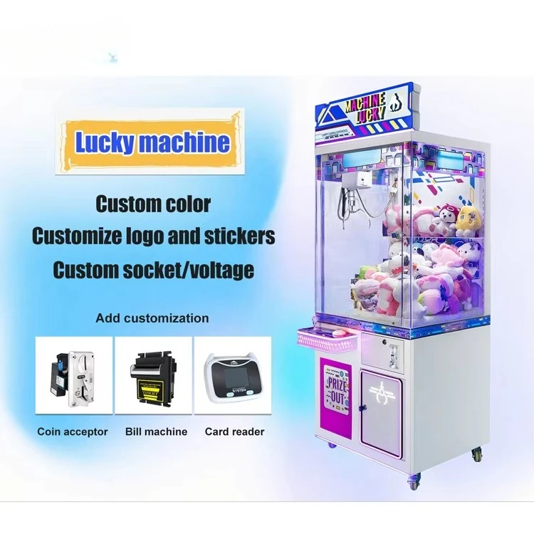 Regali economici per monete Console di gioco Giocattoli di peluche Premi Arcade Mini Crane Claw Machine
