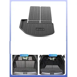 For Cadillac XT6 (NX26) 2020-2023 Car Cargo Liner box Mat TPE Anti-slip Trunk Mat Trunk Tray Carpet Interior Accessories