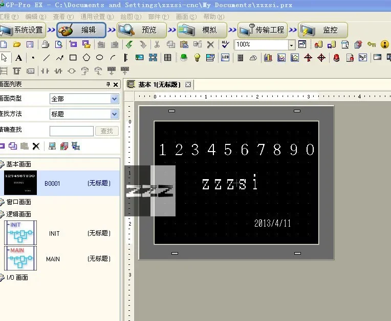 CA3-USBCB-01 Adequado para software de envio de cabo de programação Proface PROFIS 3000 4000
