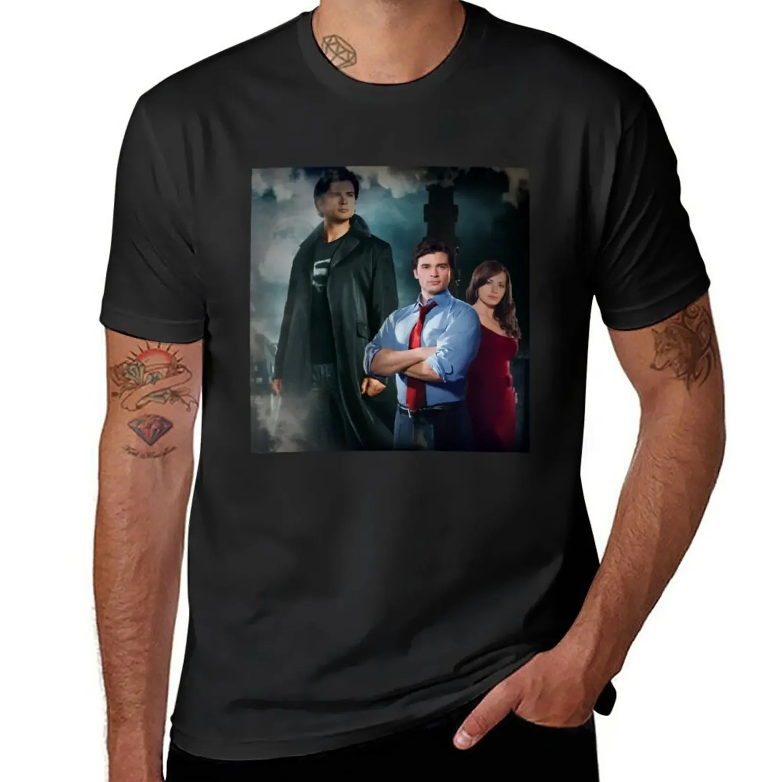 New Smallville T-Shirt customized t shirts anime clothes t shirt men