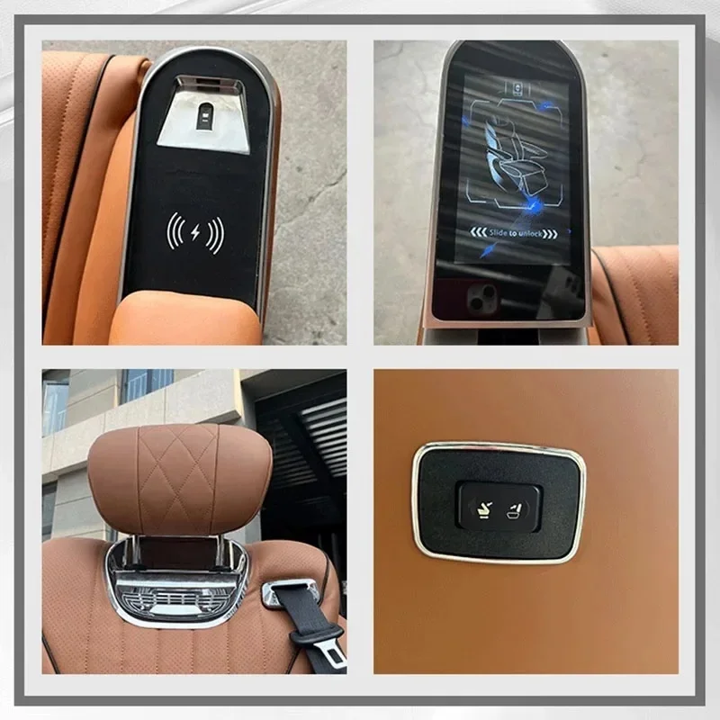 High Quality Luxury Captain Car Seat Leather Chair For Hiace Layout & Sprinter Van Interior Auto Interior Modification Parts