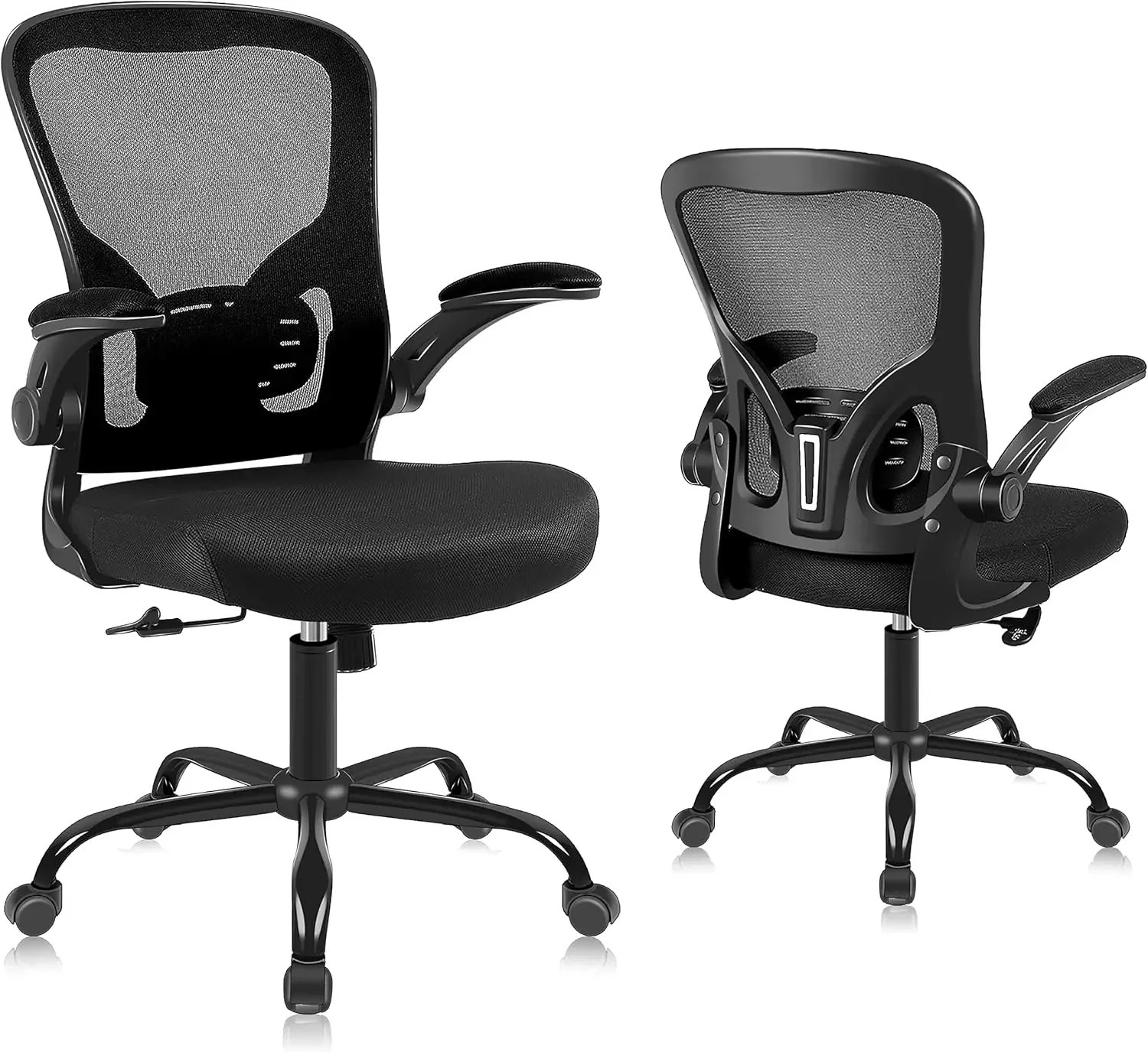 

Ergonomic Office Desk Chair Breathable Mesh Swivel Computer Chair, Lumbar Back Support Task Chair, Office Chairs with Wheels and