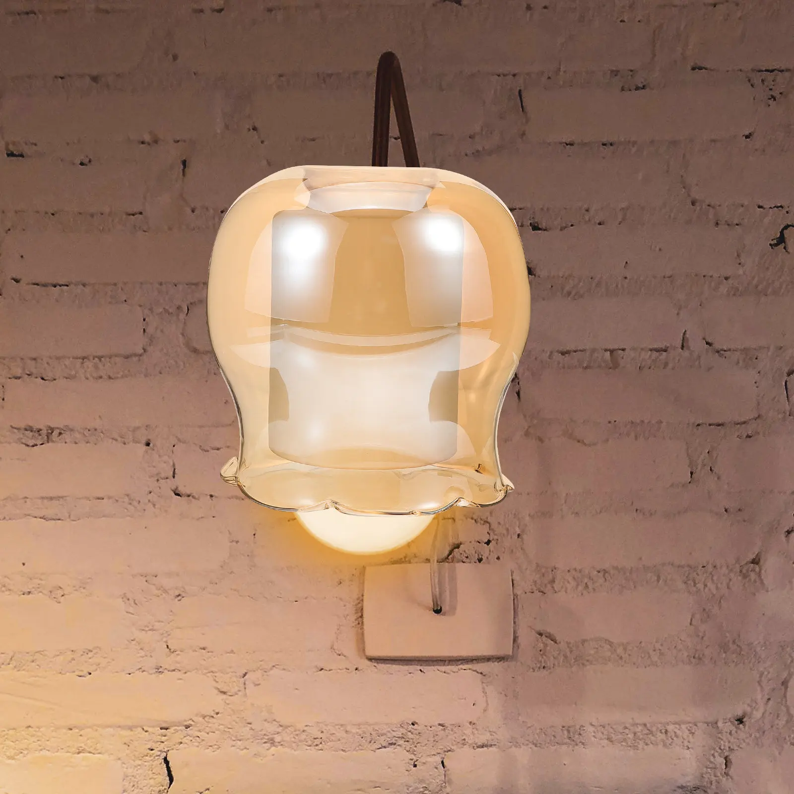 

Стеклянный плафон для люстры, современный подвесной светильник, сменный плафон для потолочного или настенного светильника