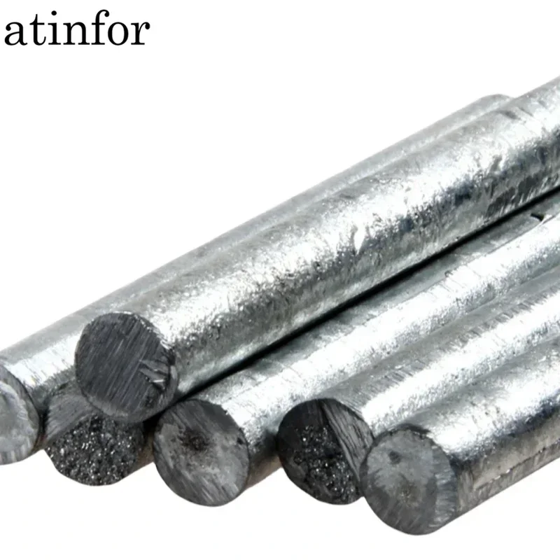 atinfor 1pc High purity zinc rod Anode Zn round bar /Anti corrosion/anti rust/Customizable size