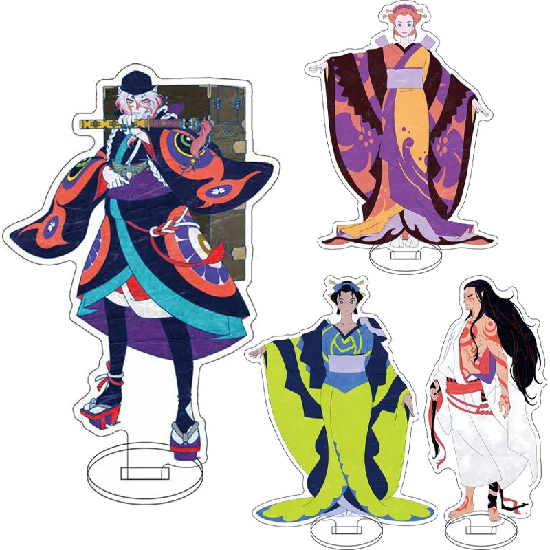 16CM Anime Mononoke ‌   Figur Medizinverkäufer Shino Kayo Acho Zashiki-warashi Sasaki Hyoe Acryl-Ständer Cosplay-Ornamente Geschenke
