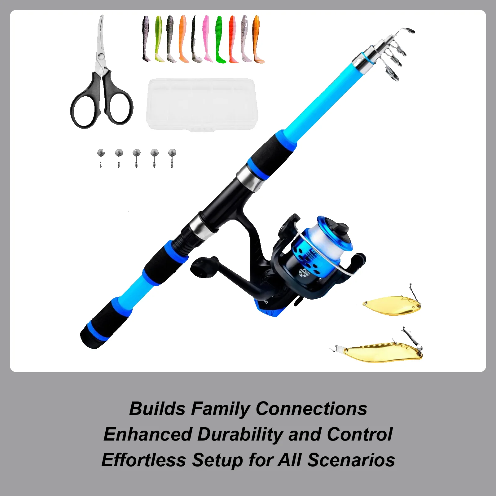 

Childrens Fishing Pole Portable Telescopic Kids Fishing Poles Toddler Combo Kit Toys Game For Play Lake Water Pool Children Boy