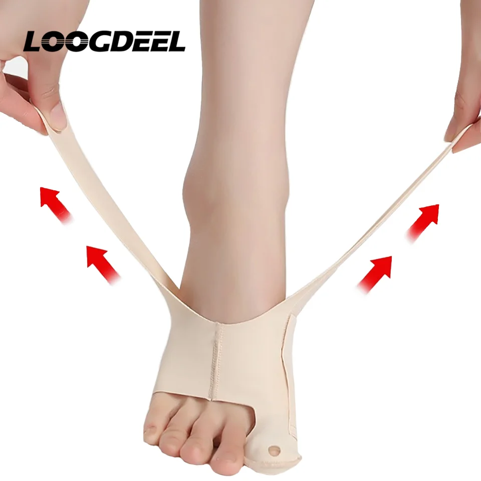 LOOGDEEL 1Pcs Adjustable Toe Thumb Valgus Corrector Lightweight Ankle Brace Wear Shoes Bigfoot Bone Toe Separation Correction