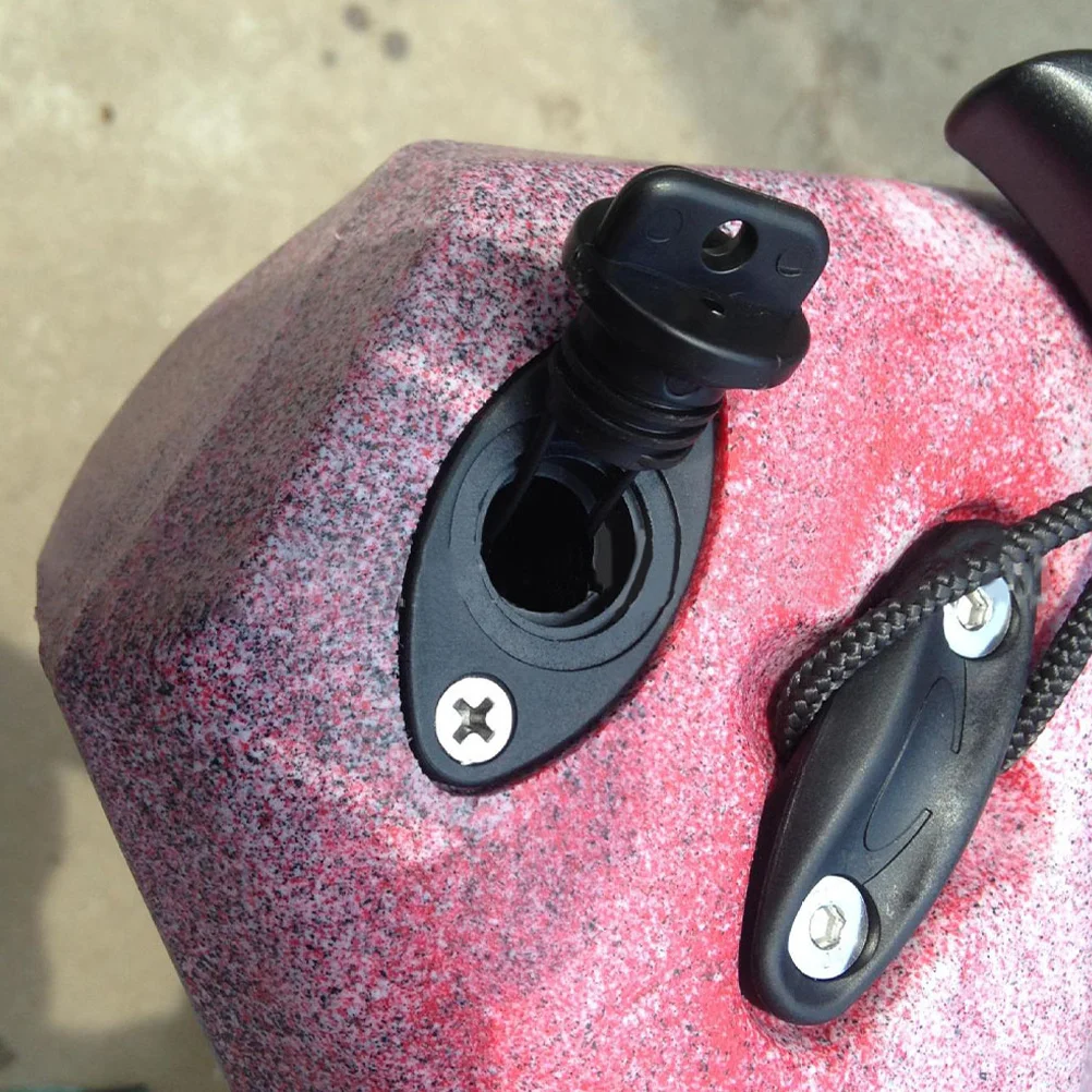 

4Pcs Boat Drain Plug Nylon Scupper Plugs for Kayak Canoe Fishing Boat Drain Holes Stopper Replacement Universal Fit