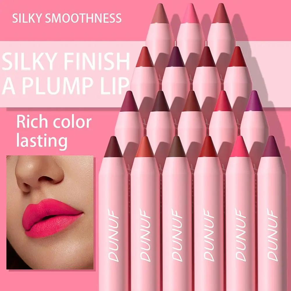 Fashion Lip Liner Pencil Lip Contouring Labial Makeup Matte Lipstick Waterproof Natural Lipstick Pen Women Beauty