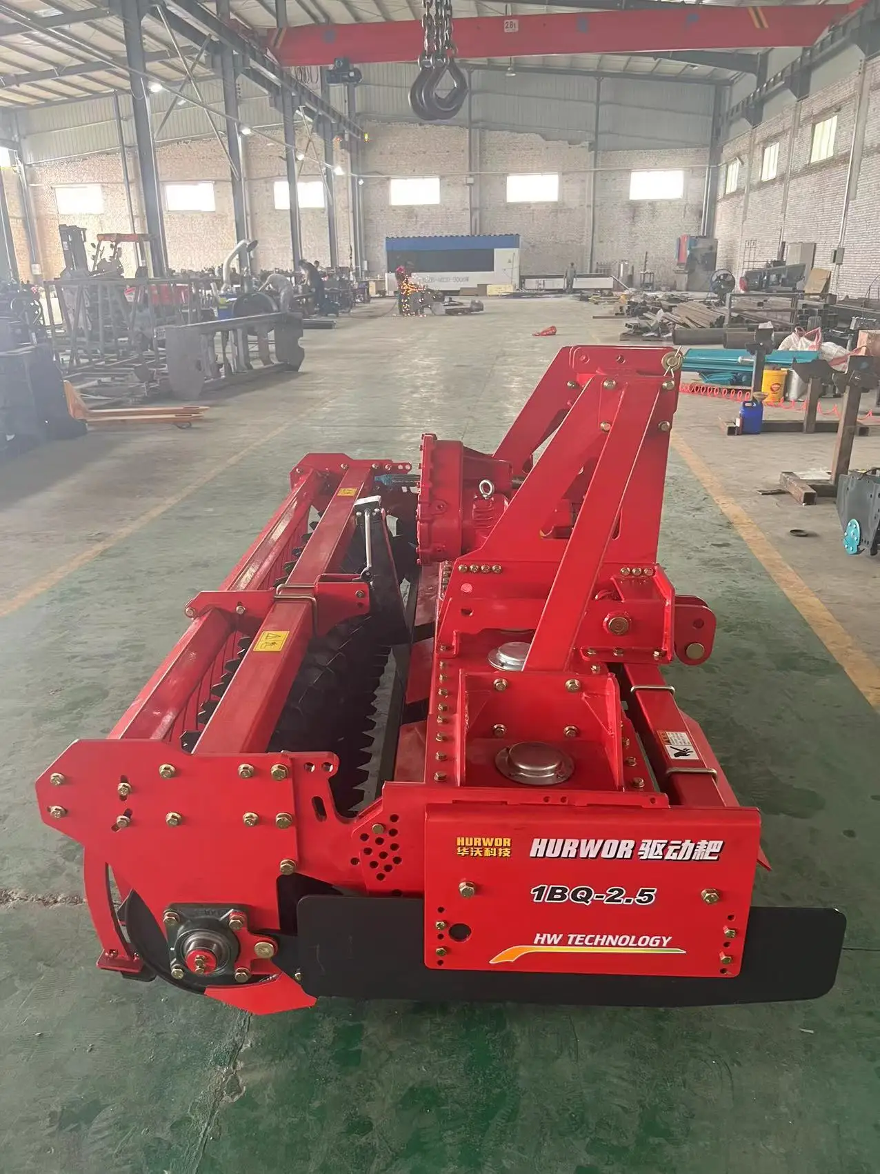 Direct Power Rake Machine Power Angetriebene Harrow Rake Soil Land Power-Aangedreven Rotary Harm Machine