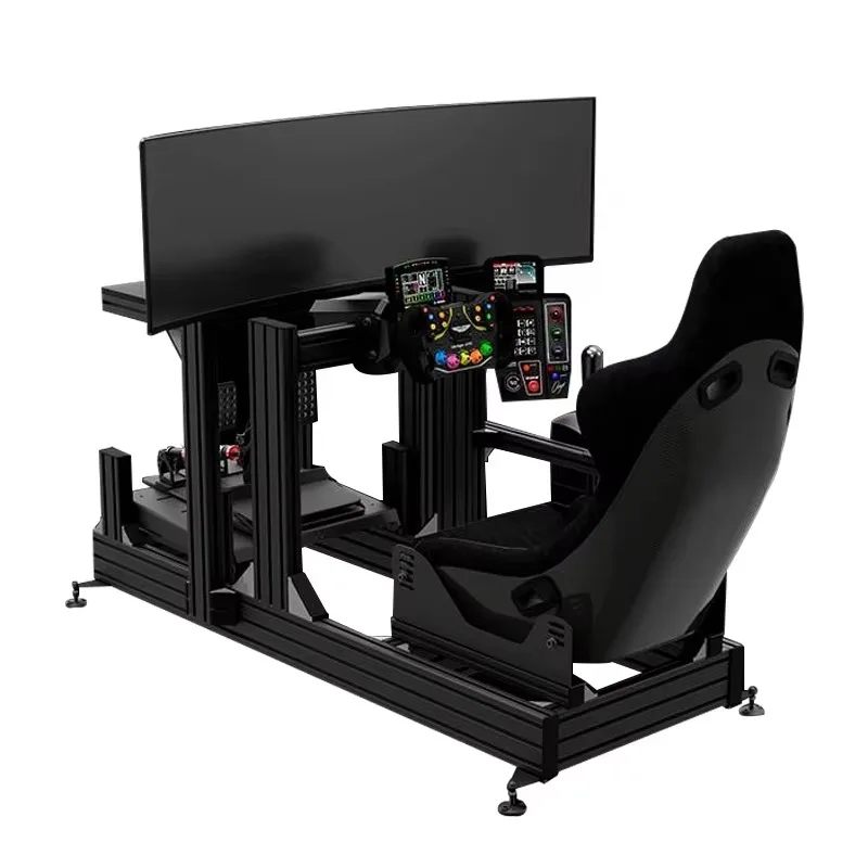 Plataforma de juego VR perfil de aluminio 40160 entrenamiento de coche accionamiento directo Kit de chasis de cabina de carreras simulador de conducción