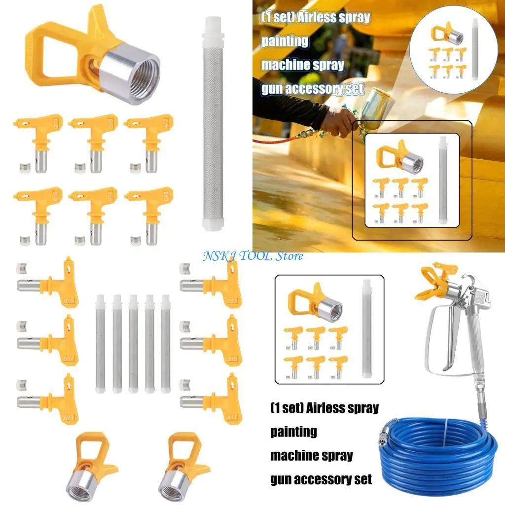 

L8RC MultiPurpose Airless Sprayer Guns Repair Nozzles Filter Durability For Professional Painting Equipment Maintenance