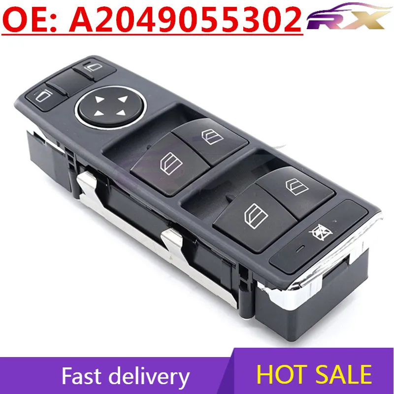 

OEM: A2049055302 Auto Accessories Glass Lifter Switch Power Window Control Switch For Benz W204