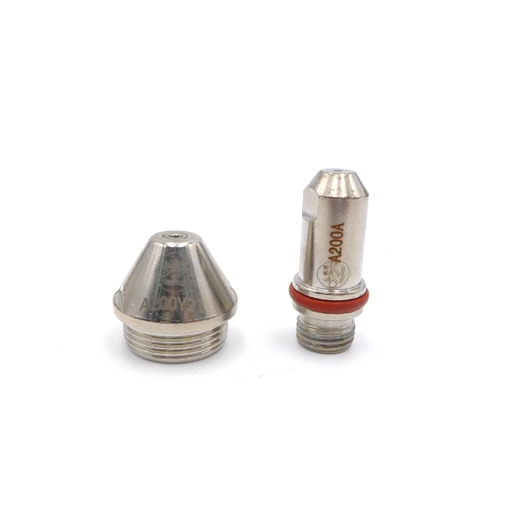Imagem -05 - Cnc Huayuan 200a Eletrodo Ponta do Bico da Tocha de Corte Plasma Fy-a200h Fy-a200 Xf200 A200y13 A200y15 A200y17 A200y19 A200y21 200p